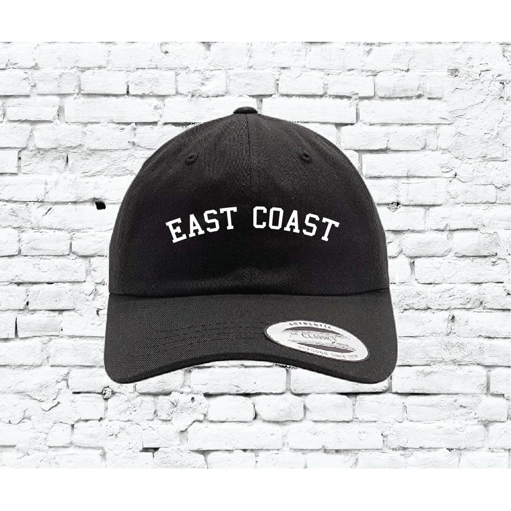 East Coast Yupoong Classic Dad Hat Cotton Twill